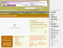 Tablet Screenshot of doctorgoodskin.com